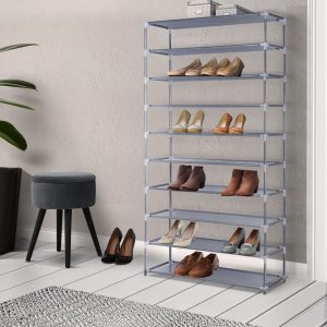 Artiss Shoe Rack Stackable 4 Tiers 80cm Shoes Shelves Storage