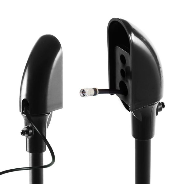 Set of 2 112CM Surround Sound Speaker Stand – Black