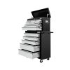 14 Drawers Toolbox Chest Cabinet Mechanic Trolley Garage Tool Storage Box