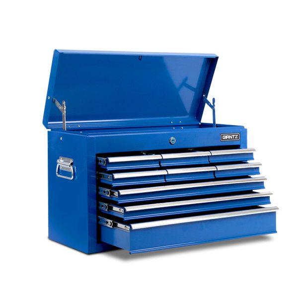 9 Drawer Mechanic Tool Box Cabinet Storage – Blue