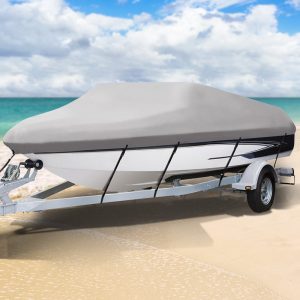 Foot Waterproof Boat Cover - Grey