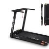 Electric Treadmill Home Gym Exercise Running Machine Fitness Equipment Compact Fully Foldable 420mm Belt Black