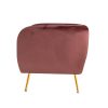 Armchair Lounge Sofa Arm Chair Accent Chairs Armchairs Couch Velvet Pink