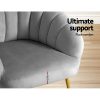Armchair Lounge Chair Armchairs Accent Chairs Grey Velvet Sofa Couch