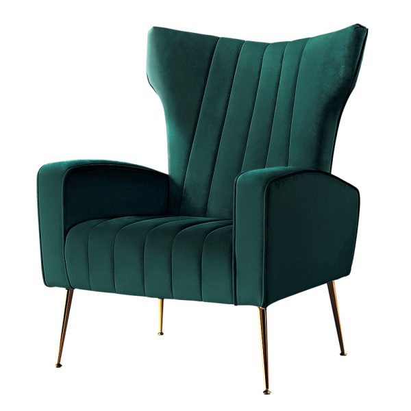Armchair Lounge Chairs Accent Armchairs Chair Velvet Sofa Green Seat