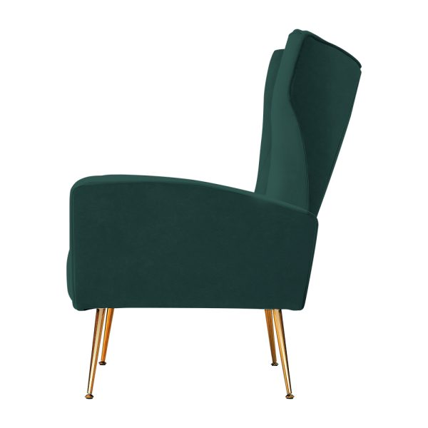 Armchair Lounge Chairs Accent Armchairs Chair Velvet Sofa Green Seat
