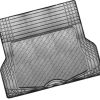 ALUMINIUM LOOK 1-Piece Boot Mat – CARBON [Rubber/Aluminium Look]