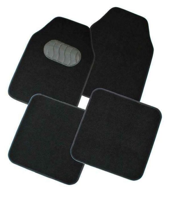 MERCURY 4-Piece Car Mat – BLACK [Carpet]