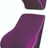 Purple Memory Foam Lumbar Back & Neck Pillow Support Back Cushion Office Car Seat