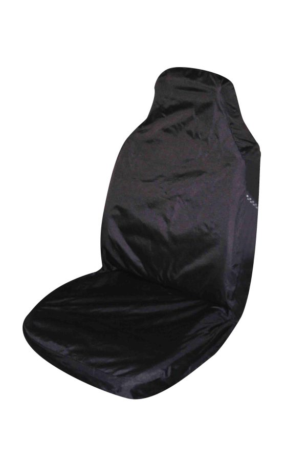 Universal Supreme Throwover Seat Cover Canvas – Black