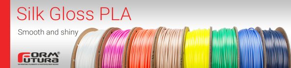 PLA Filament Silk Gloss PLA 1.75mm 50 gram Brilliant Orange 3D Printer Filament