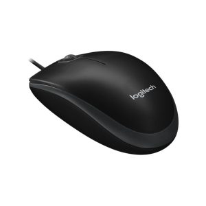 Logitech B100 Optical USB Mouse 800dpi for PC Laptop Mac Tux Full Size Comfort smooth mover 3yr