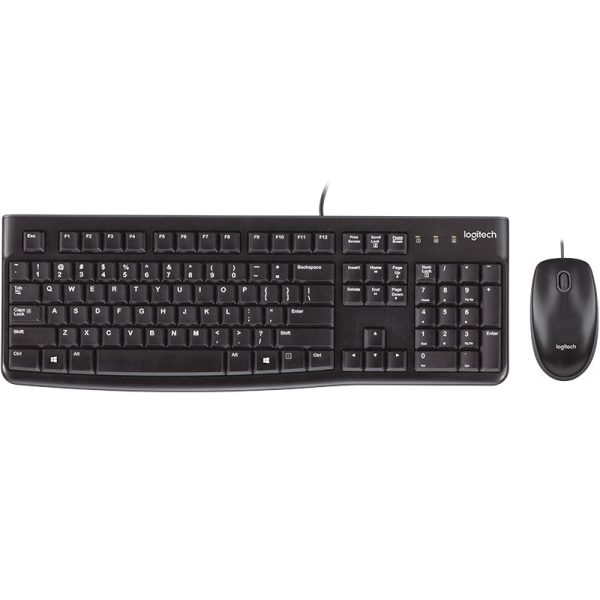 MK120 Keyboard & Mouse Combo Quiet typing and Spill resistant High-definition optical tracking Thin profile 3yr