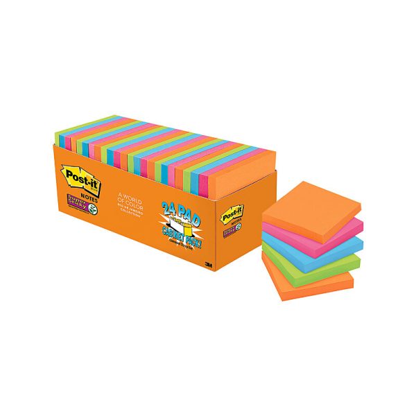 POST-IT 654-24SSAU-CP SS RDJ Pack of 24