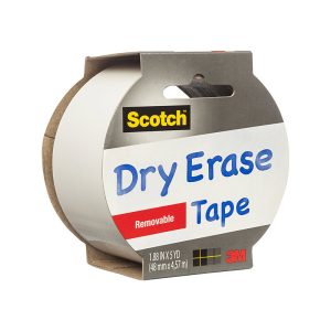SCOTCH D-E Tape 1905R-DE-WHT Box of 6