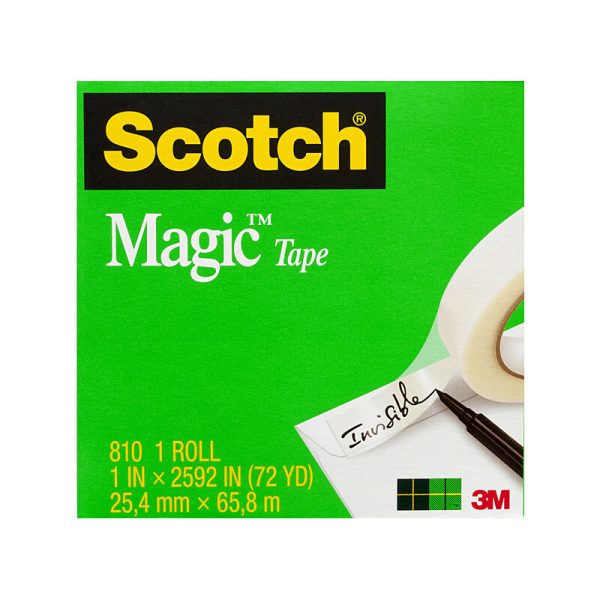 SCOTCH Magic Tape 810 25.4mm Box of d