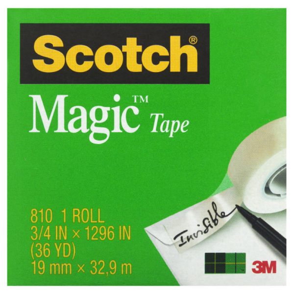 SCOTCH Magic Tape 810 19mm Box of 12