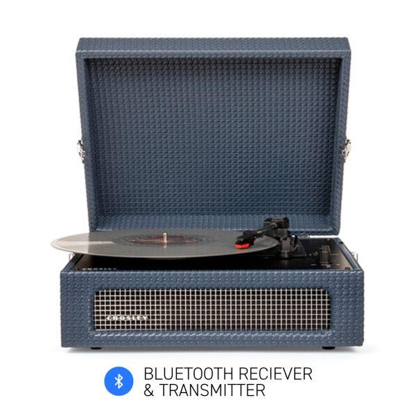 Crosley Voyager Navy – Bluetooth Portable Turntable