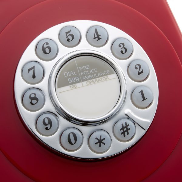 Gpo Retro Gpo 746 Push Button Telephone – Red
