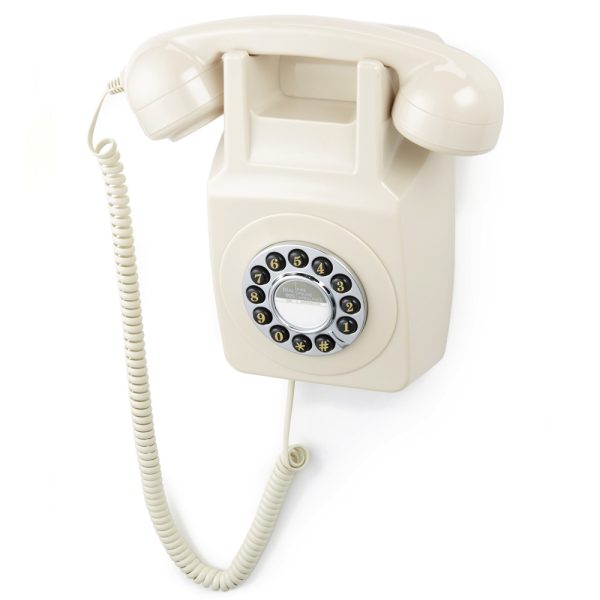 Gpo Retro Gpo 746 Wall Mounted Push Button Telephone – Ivory