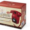 Gpo Retro Gpo 746 Wall Mounted Push Button Telephone – Red