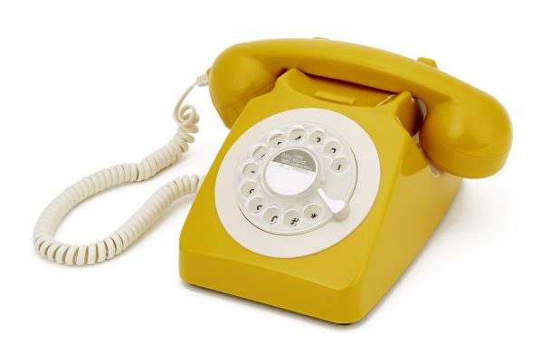 Gpo Retro Gpo 746 Rotary Telephone – Mustard