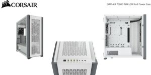 CORSAIR Obsidian 7000D AF Tempered Glass Mini-ITX, M-ATX, ATX, E-ATX Tower Case, USB 3.1 Type C, 10x 2.5′, 6x 3.5′ HDD. White