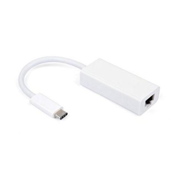 Thunderbolt USB 3.1 Type C (USB-C) to RJ45 Gigabit Ethernet LAN Network Adapter for Apple Macbook Chromebook Pixel Windows 10