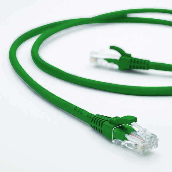 CABAC 1m CAT6 RJ45 LAN Ethernet Network Green Patch Lead