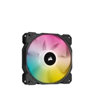 CORSAIR SP120 RGB ELITE, 120mm RGB LED PWM Low Noise, High CFM Fan with AirGuide, Single Pack