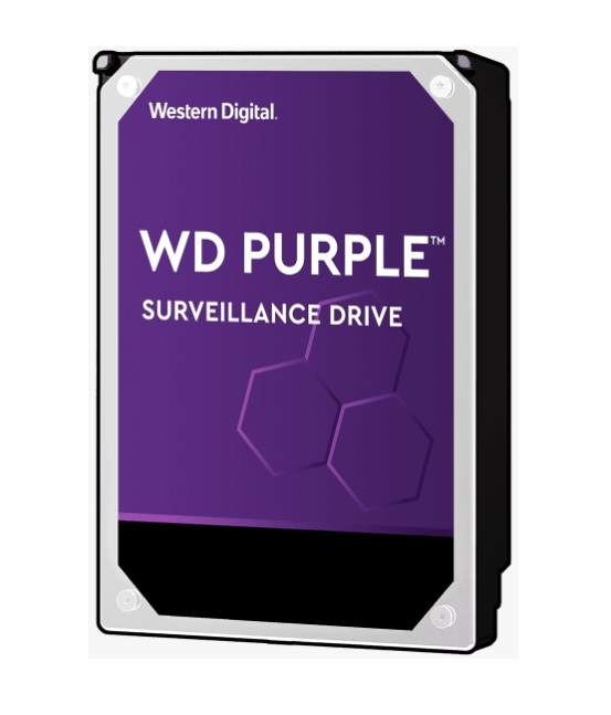WESTERN DIGITAL Digital WD Purple 1TB 3.5′ Surveillance HDD 5400RPM 64MB SATA3 6Gb/s 110MB/s 180TBW 24×7 64 Cameras AV NVR DVR 1.5mil MTBF