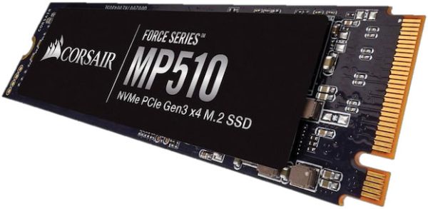 CORSAIR Force MP510 4TB NVMe PCIe SSD M.2 3480/2000 MB/s 680/580K IOPS 6820TBW 1.8M hrs MTBF AES 256-bit Encryption