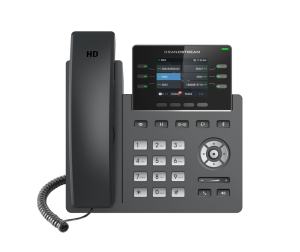 GRP2613 6 Line IP Phone, 3 SIP Accounts, 320×240 Colour Screen, HD Audio, Powerable Via POE