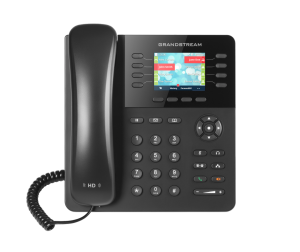 GXP2135 8 Line IP Phone, 4 SIP Accounts, 320×240 Colour LCD Screen, HD Audio, Built-In Bluetooth, Powerable Via POE