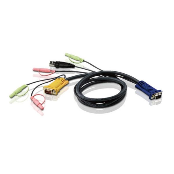 Aten 1.8m USB KVM Cable with Audio to suit CS173xB, CS173xA, CS175x’