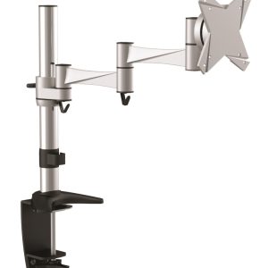 Astrotek Monitor Stand Desk Mount 43cm Arm for Single LCD Display 21.5' 22' 23.6' 24' 27' 8kg 15° tilt 180° swivel 360° rotate VESA 75x75 100x100