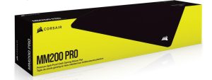 MM200 PRO Premium Spill-Proof Cloth Gaming Mouse Pad  Heavy XL – 450mm x 400mm surface, Black Surface