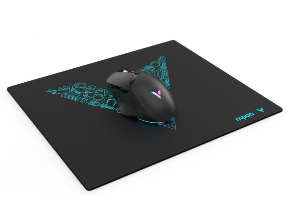 RAPOO V1 Mouse Pad – Large Mouse Mat, Anti-Skid Bottom Design, Dirt-Resistant, Wear-Resistant, Scratch-Resistant, Suitable for Gamers/Gaming