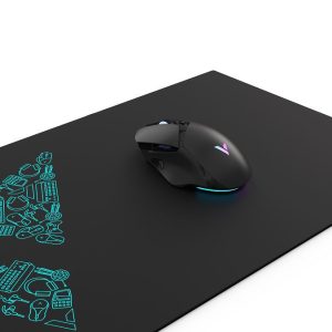 RAPOO V1L Mouse Pad - Extra Large Mouse Mat, Anti-Skid Bottom Design, Dirt-Resistant, Wear-Resistant, Scratch-Resistant, Suitable for Gamers/Gaming