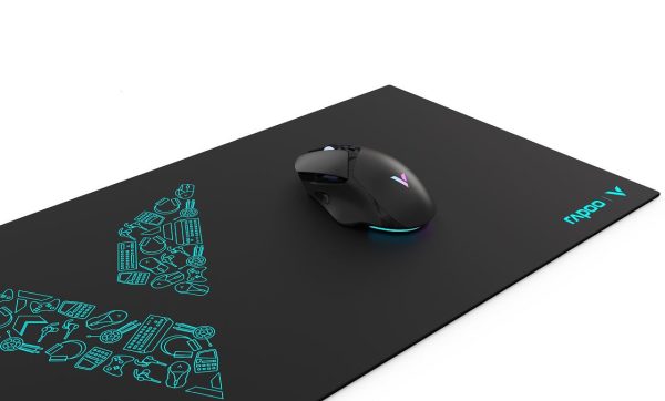 RAPOO V1L Mouse Pad – Extra Large Mouse Mat, Anti-Skid Bottom Design, Dirt-Resistant, Wear-Resistant, Scratch-Resistant, Suitable for Gamers/Gaming