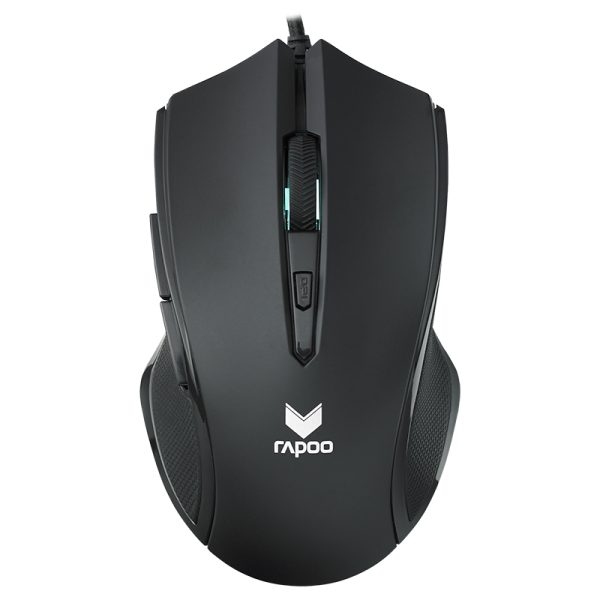 RAPOO V20S LED Optical Gaming Mouse Black – Up to 3000dpi 16m Colour 5 Programmable Buttons
