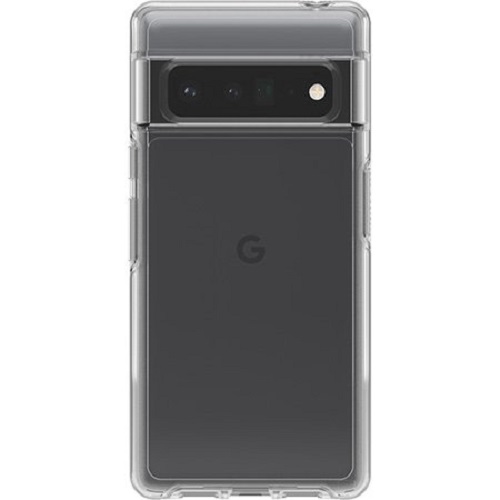 OTTERBOX Google Pixel 6 Pro Symmetry Series Clear Antimicrobial Case – Clear (77-84084), Durable protection, Raised edges protect screen and camera