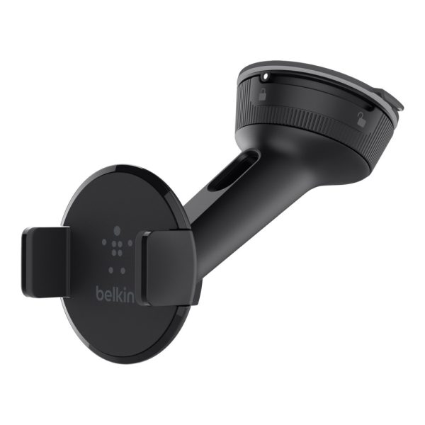 BELKIN Car Universal Mount Black – Adjustable Mount, Rotate And Till Capabilities For Multiple Viewing Options, Cable Management