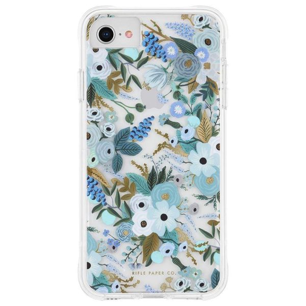 Apple iPhone SE / iPhone 8 / iPhone 7 – Rifle Paper Co. – Garden Party Blue (CM042582), Compatible with wireless charging