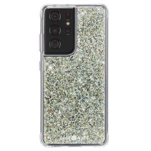 FORCE TECHNOLOGY Twinkle Case - For Samsung Galaxy S21 Ultra 5G - Stardust w/ Micropel