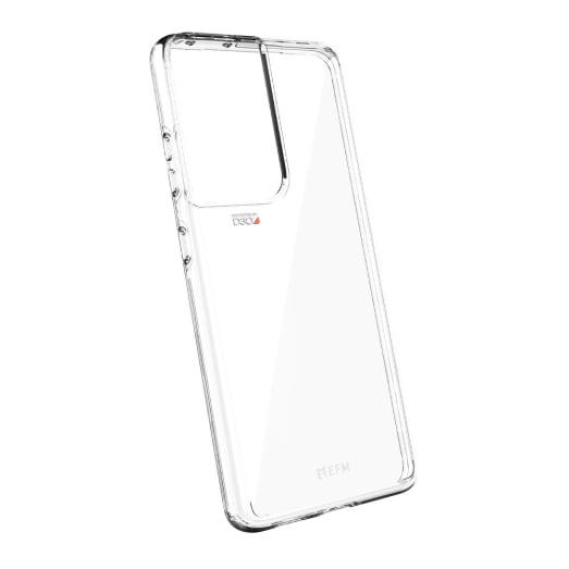 Alaska Case for Galaxy S21 Ultra 5G – Clear (EFCALSG272CLE), Antimicrobial protection, Military Grade Protection, D3O Impact Protecti