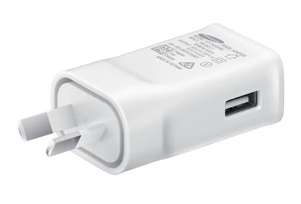 SAMSUNG Fast Charging Travel Adapter (Type C) (9V) White – Travel Adapter unit, USB Type-C 2.0 Cable