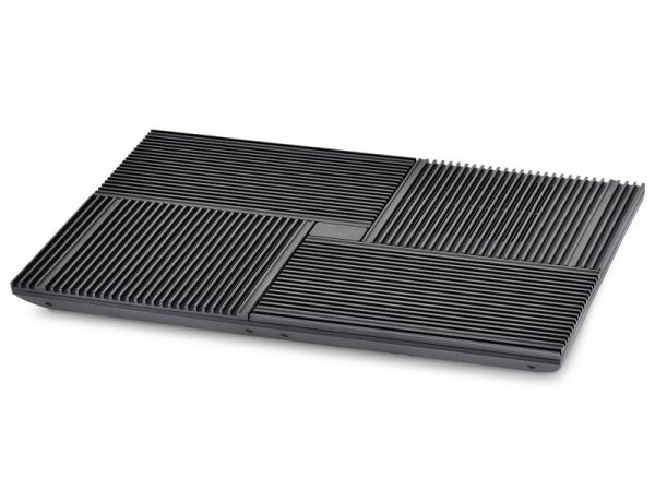 Deepcool Multi Core X8 Notebook Cooler 15.6″Max, 4x 100mm Fans, Pure Al Panel, 2x USB, Fan Control