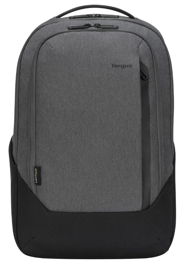TARGUS 15.6′ Cypress EcoSmart Large Backpack Laptop Notebook Tablet – Up to 15.6′, Made with 26 Recycled Water Bottles – Grey 20L