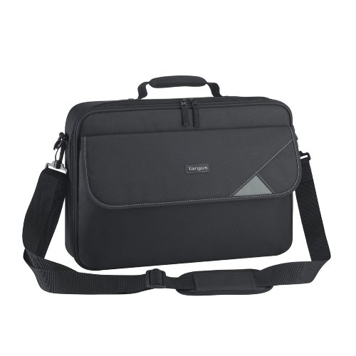 Targus 15.6″ Intellect Bag Clamshell Laptop Case with Padded Laptop Compartment – Black